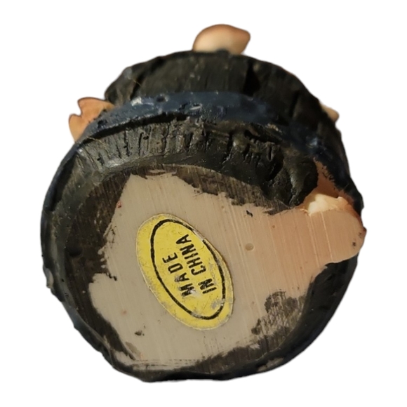 Vtg Pig In A Keg Barrel Resin Pink Piglet - Picture 6 of 6